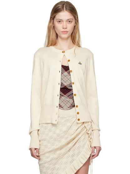 Classic Knit Button-Up Cardigan