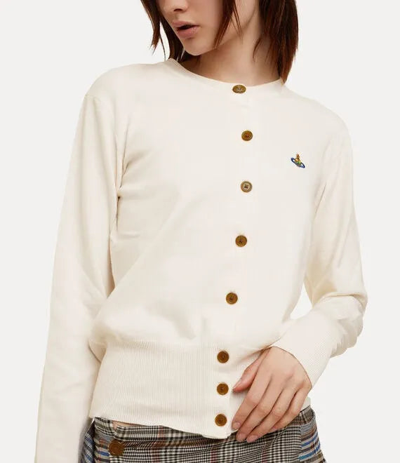 Classic Knit Button-Up Cardigan