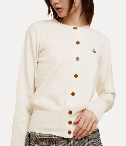 Classic Knit Button-Up Cardigan