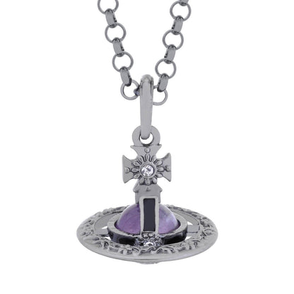 10MM ORB Classic Saturn Pendant Necklace (with box)