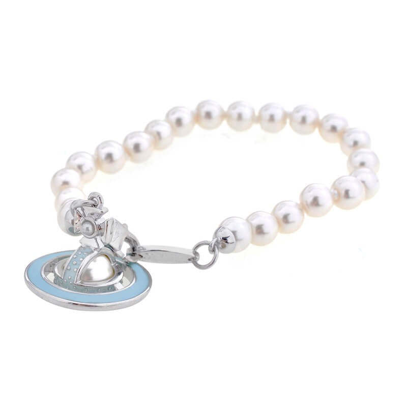 SIMONETTA Lacquered Saturn Pearl Bracelet (with box)