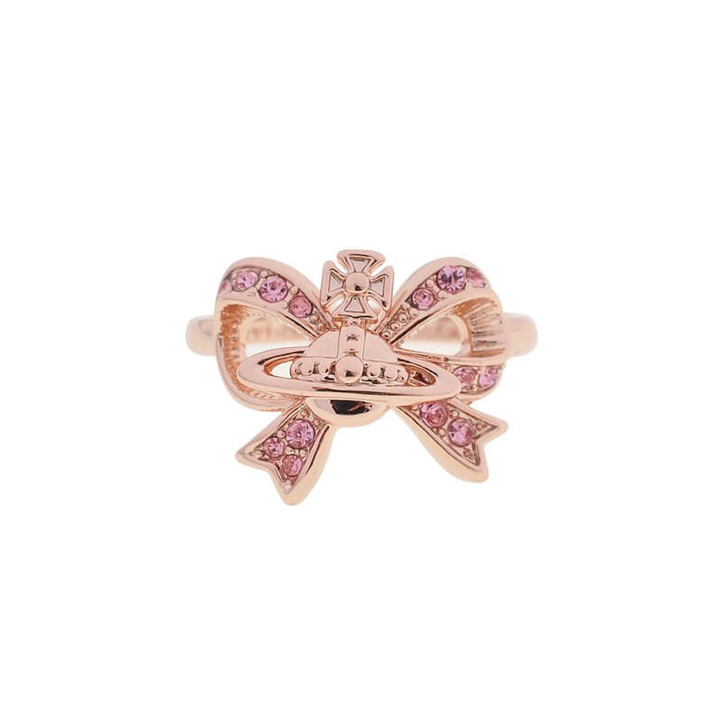 Threaded Bow Saturn Ring (with box)