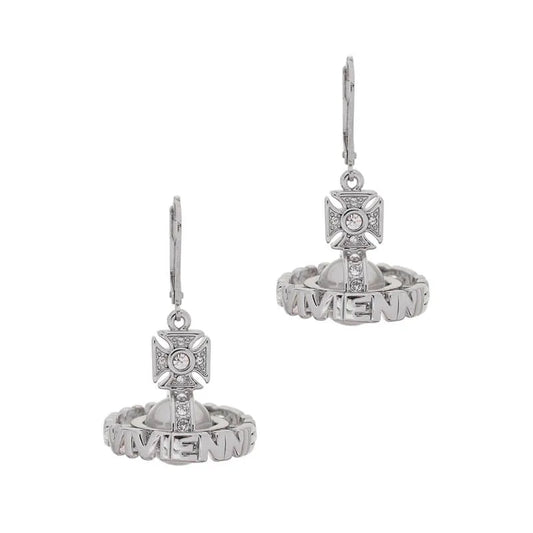 3D Orb Letter Hoop Earrings – Paisley Style