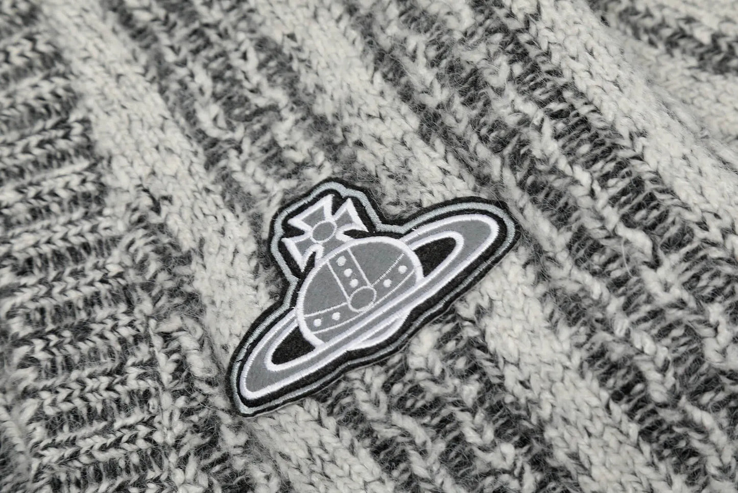 Striped Knit Oversized Cardigan