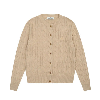 Classic Cable Knit Cardigan