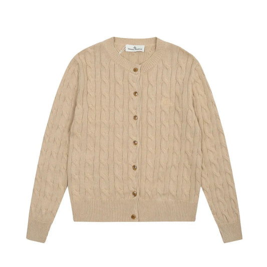 Classic Cable Knit Cardigan