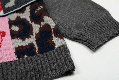  Heritage Motif Patchwork Cardigan