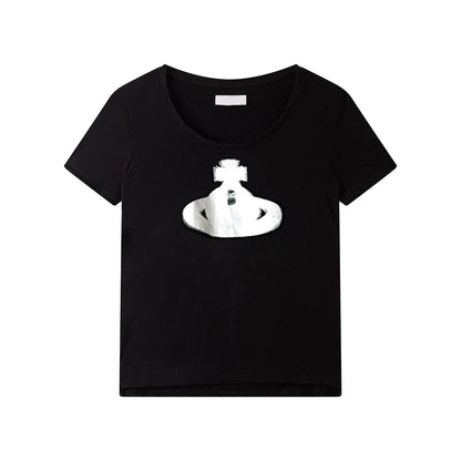Orb Emblem Fitted T-Shirt