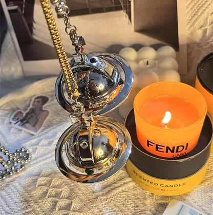 Silver Shine’s Lighter Orb Necklace (with box)