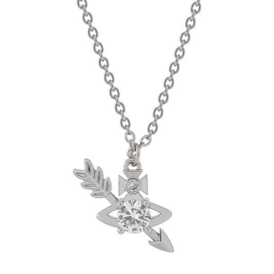 GINGER Feather Arrow Necklace