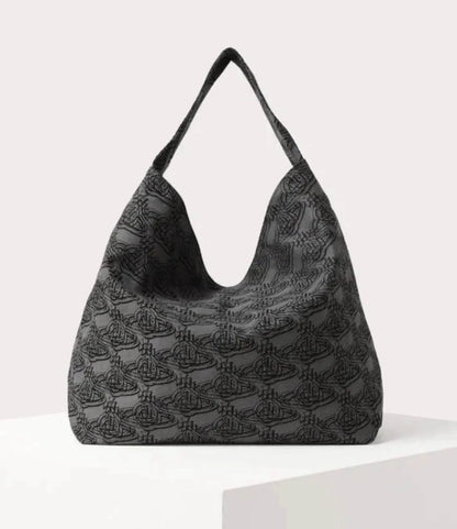 Allover Monogram Slouchy Hobo Bag