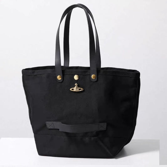 Everyday Canvas Tote with Saturn Detail