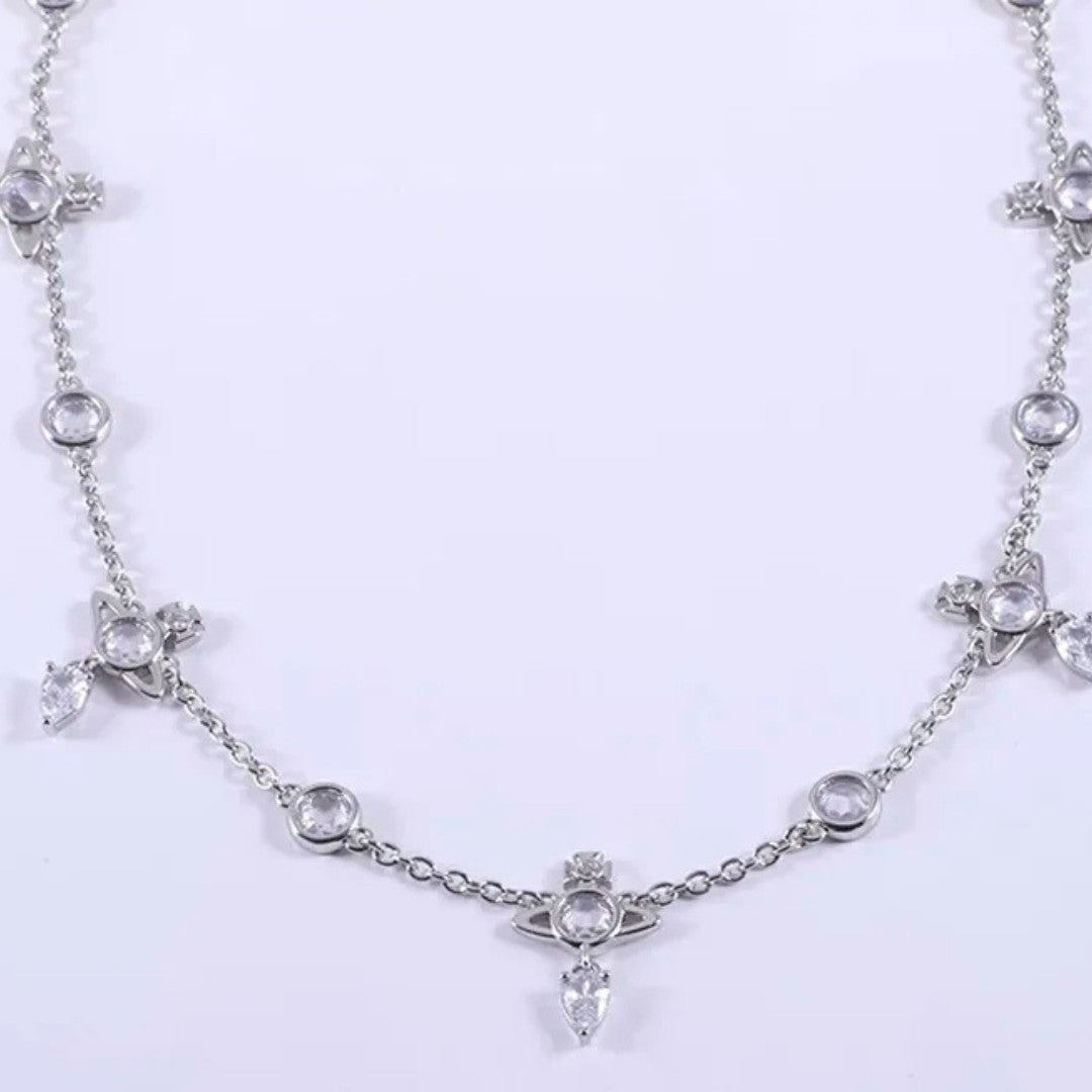 PHAEDRA Saturn Drops Necklace