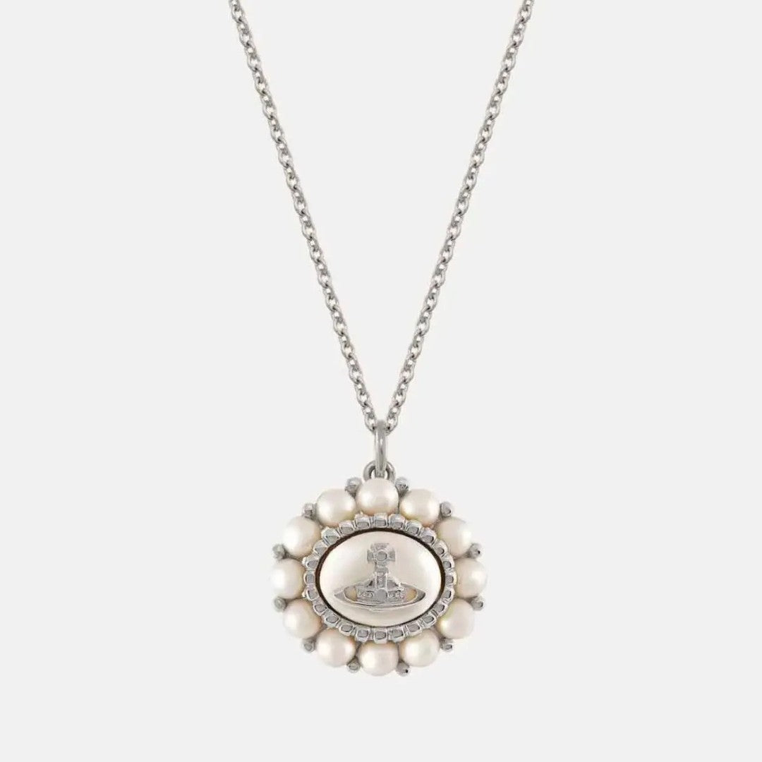 AMAYA Pearl Saturn Necklace