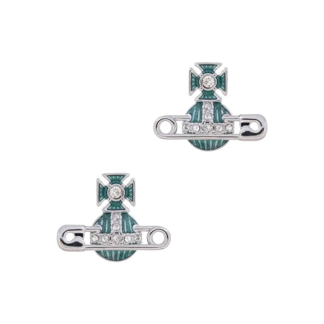 KITTY Pin Lacquered Saturn Earrings