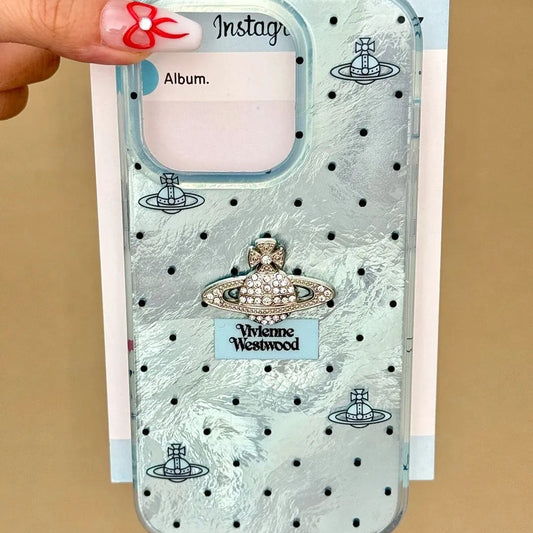 Polka Dot Crystal Orb Phone Case