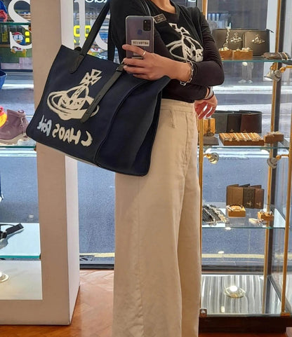 Chaos Point Canvas Tote