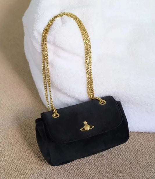 Velvet Crossbody Saturn Bag