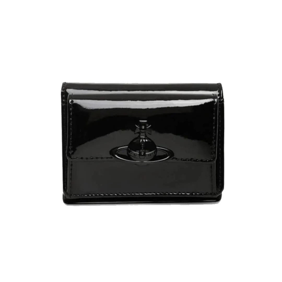 Gloss Finish Tri-fold Wallet