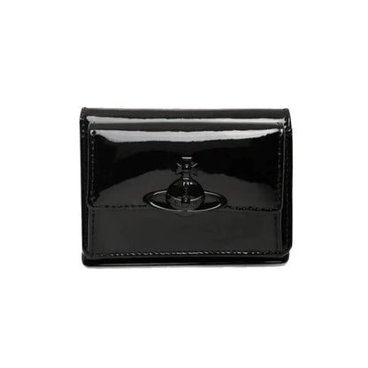 Gloss Finish Tri-fold Wallet