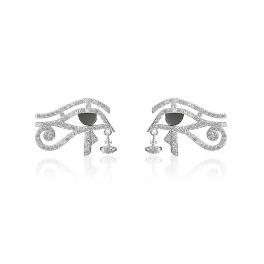 The Eye of Horus Saturn Earrings