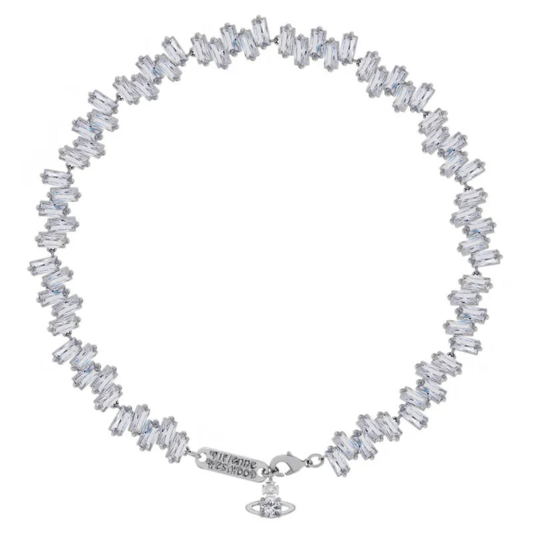 Square Full Zirconia Necklace