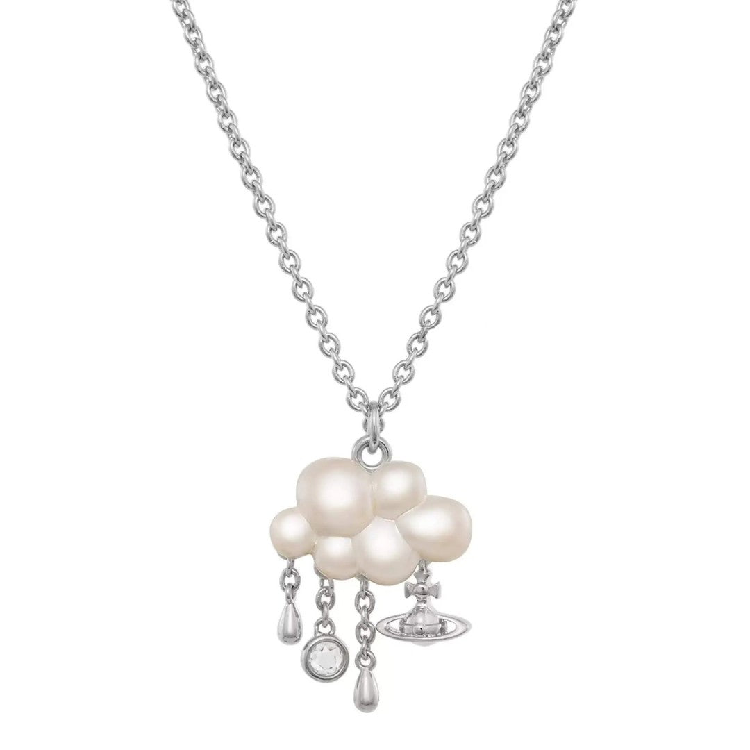 COSIMA Clouds Raindrops Saturn Necklace