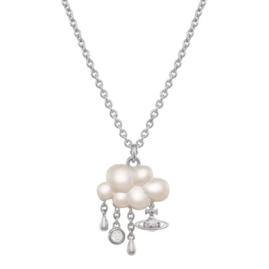 COSIMA Clouds Raindrops Saturn Necklace