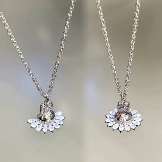 JORDANA Orb Saturn Necklace