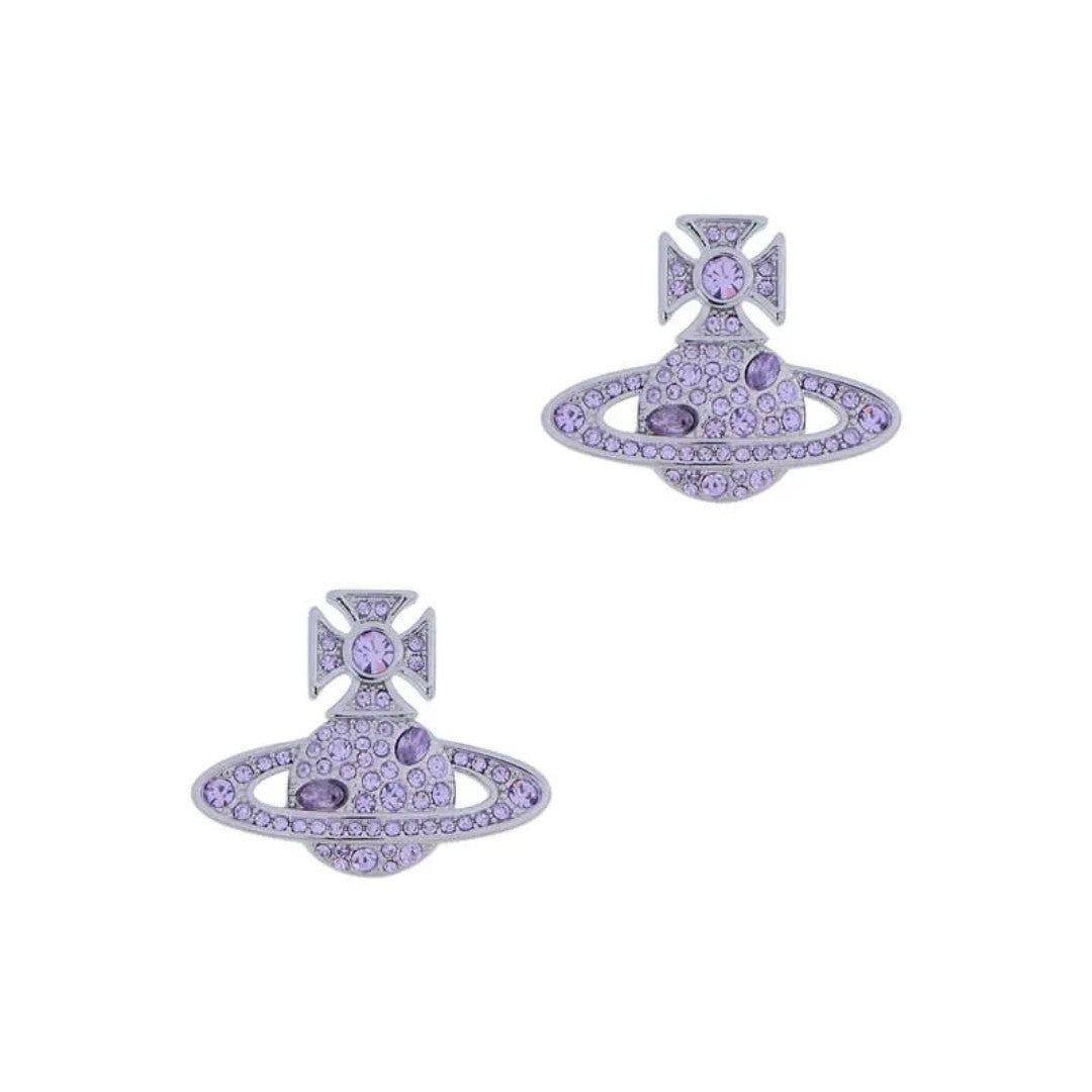 FRANCETTE Full Diamond Saturn Earrings