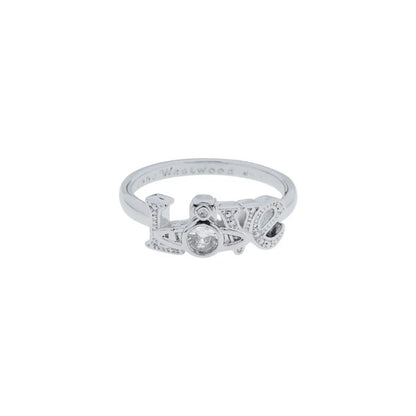 Love Emblem Crystal Ring