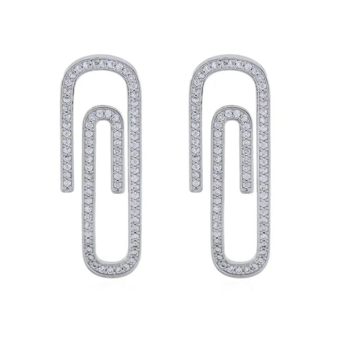 Clip Diamond Earrings