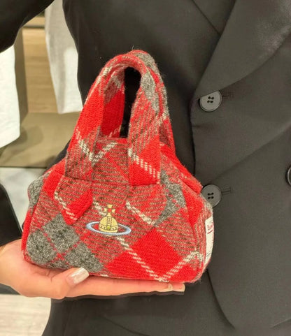 Plaid Saturn Bag in Five Styles