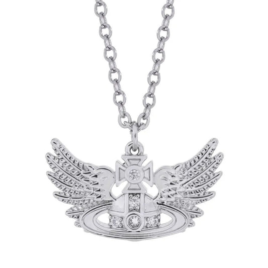 Wings Saturn Necklace