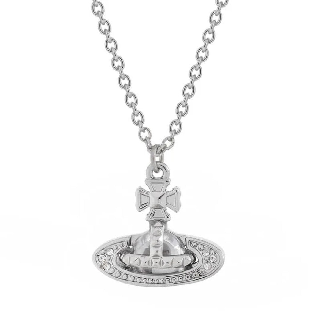 PINA Riveted Orb Necklace