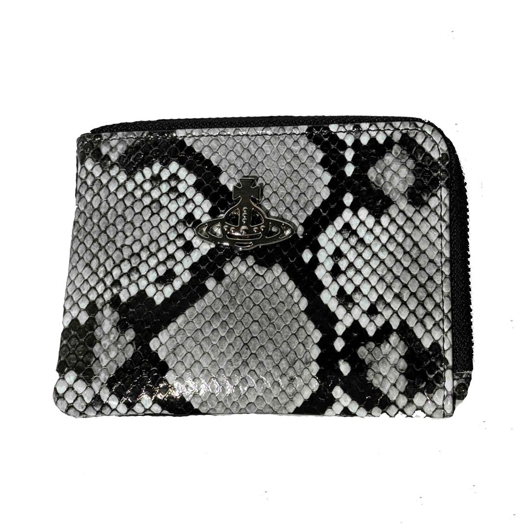 Snake Pattern Saturn Wallet