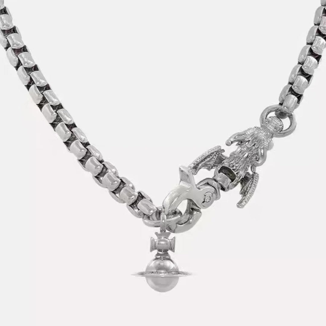 Dragon Saturn Necklace