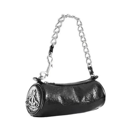 Mini Chain Cylinder Shoulder Bag