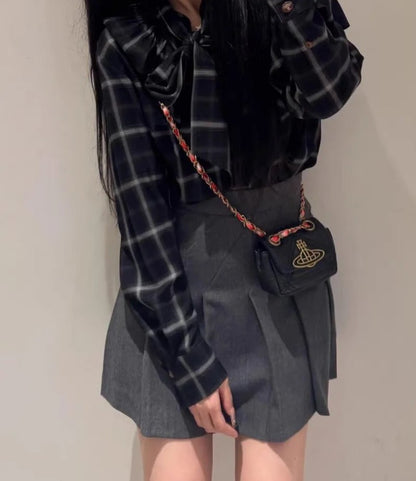 Quilted Saturn Crossbody Bag