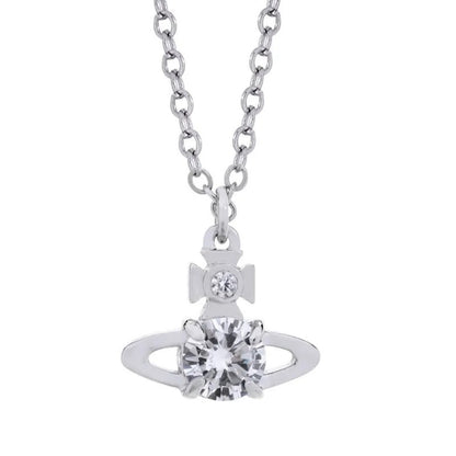 REINA Petite Zircon Orb Necklace