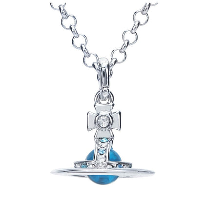 6MM ORB Classic Saturn Pendant Necklace (with box)