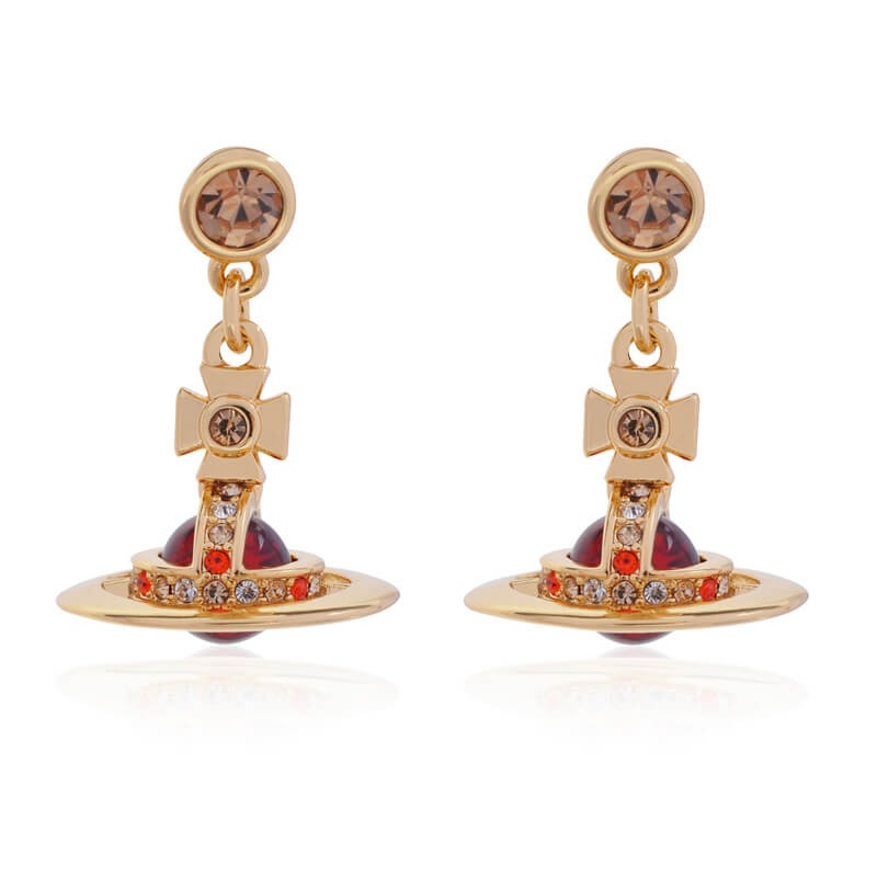 6MM ORB Classic Saturn Earrings (with box)