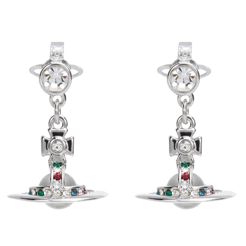 6MM ORB Classic Saturn Earrings (with box)