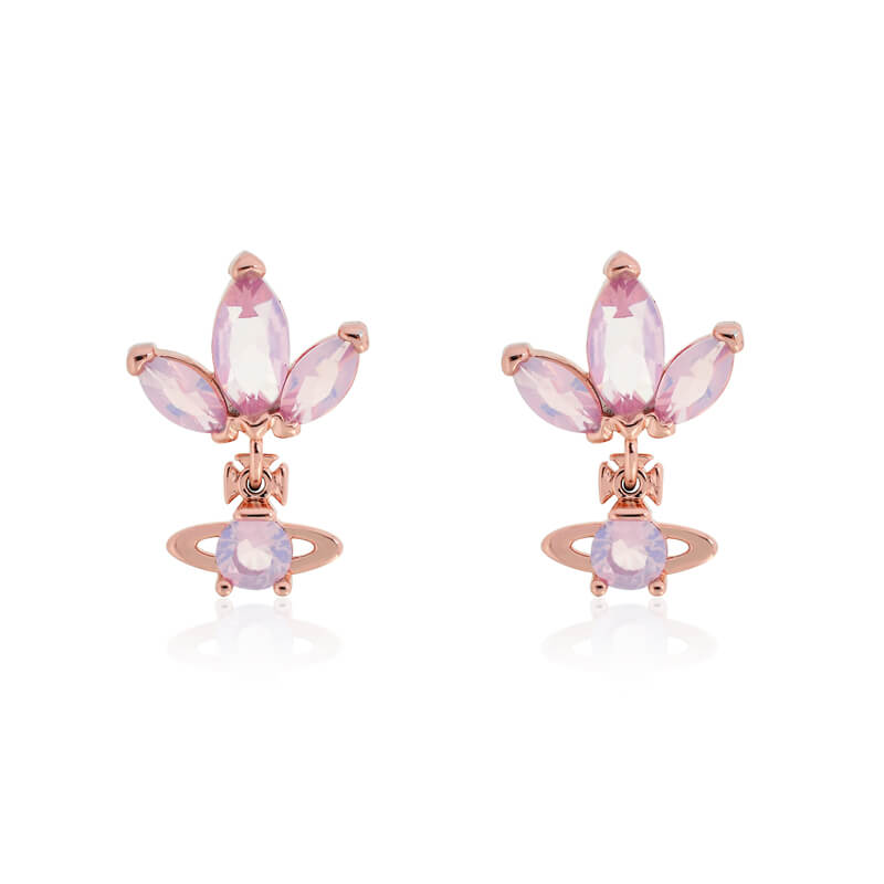 SHOSHANA Clover Zirconia Earrings (with box)