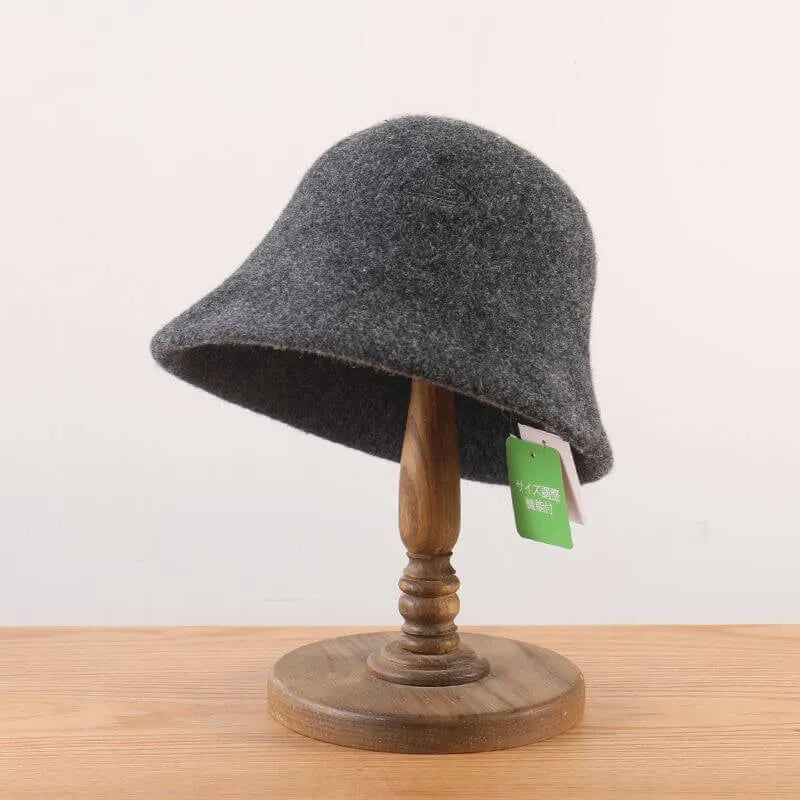 Wool Felt Dome Bucket Hat