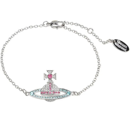 Crystal Orb Chain Bracelet