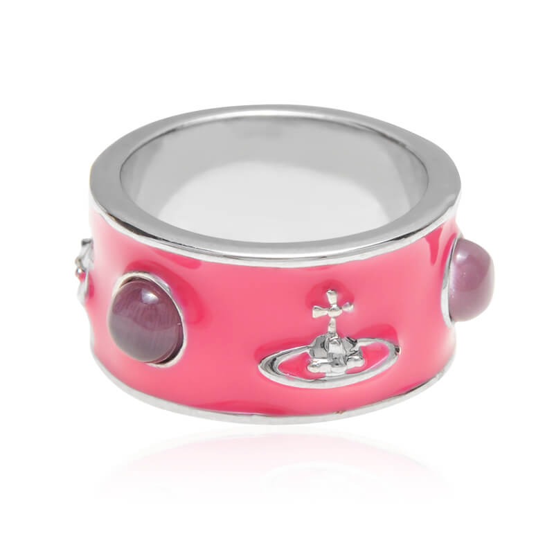 Cat's Eye Stone Lacquer Ring（All 7 Colors）(with box)