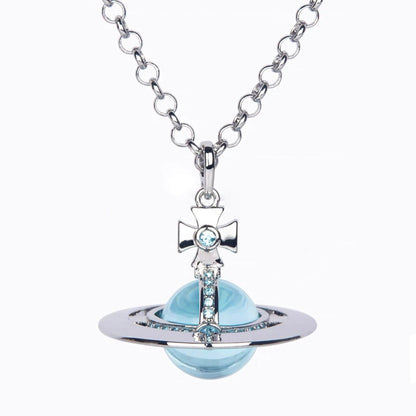 20MM ORB Classic Saturn Pendant Necklace (with box)