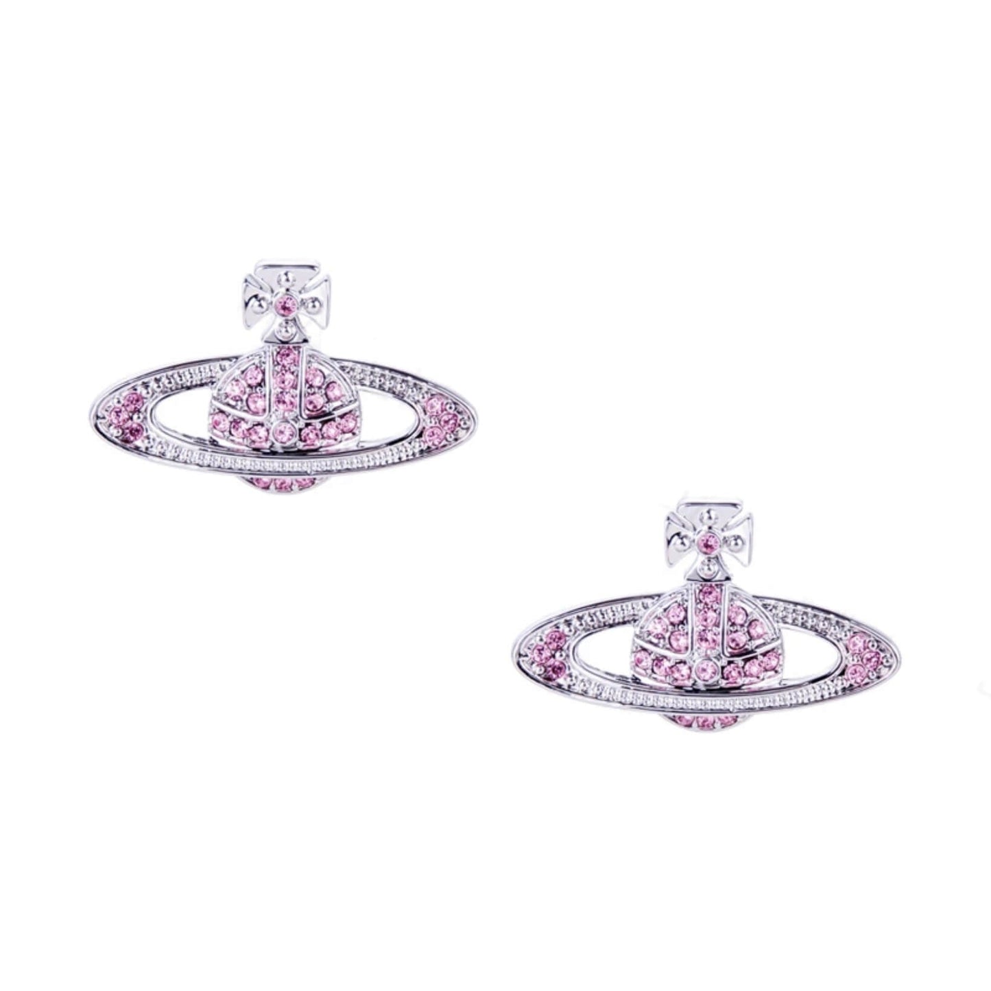 Classic Full Diamond Saturn Earrings（All 9 Colors) (with box)