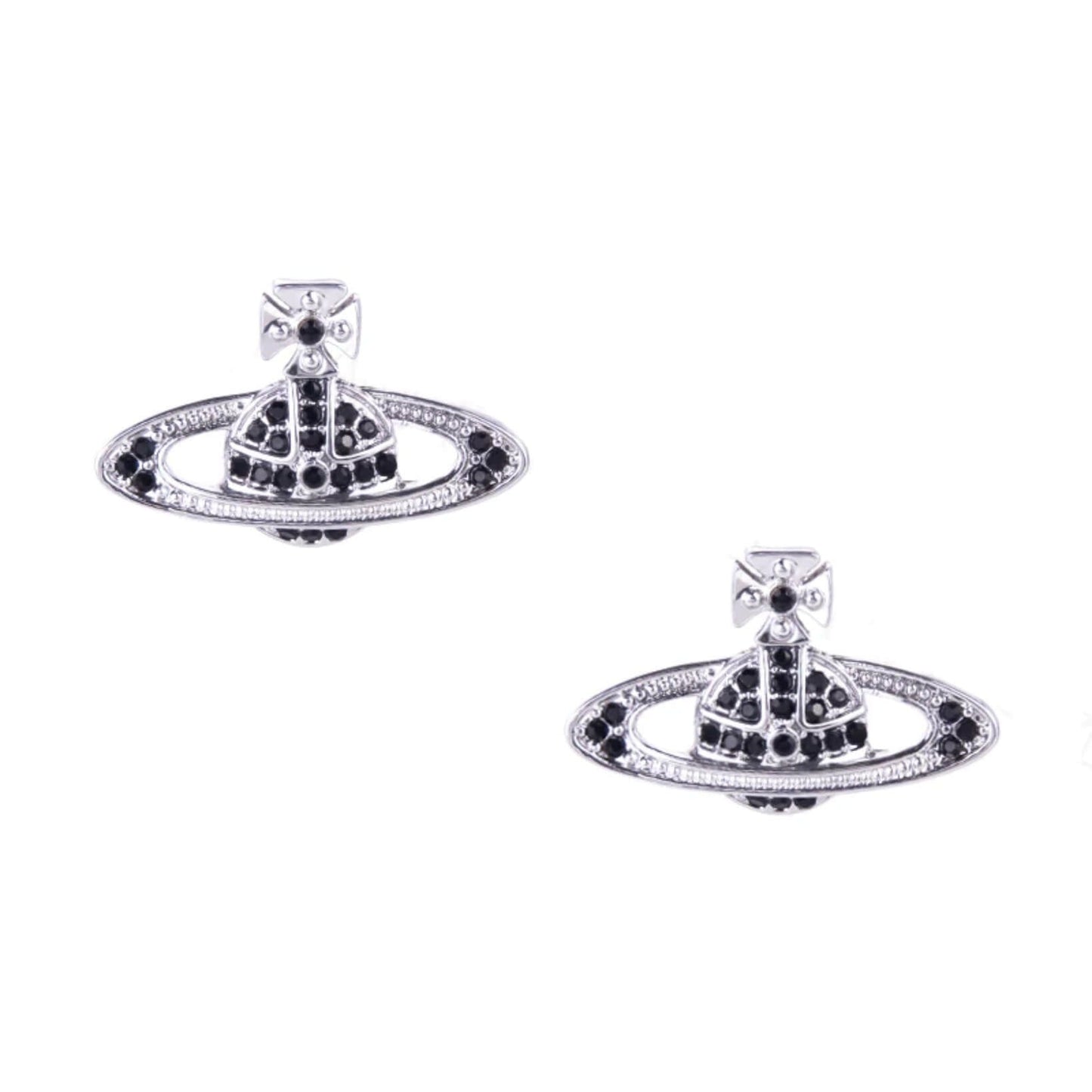 Classic Full Diamond Saturn Earrings（All 9 Colors) (with box)